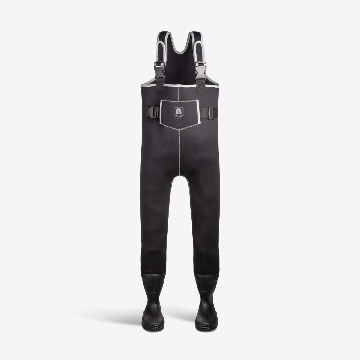 Neoprene Waders | Youth - Black/Grey