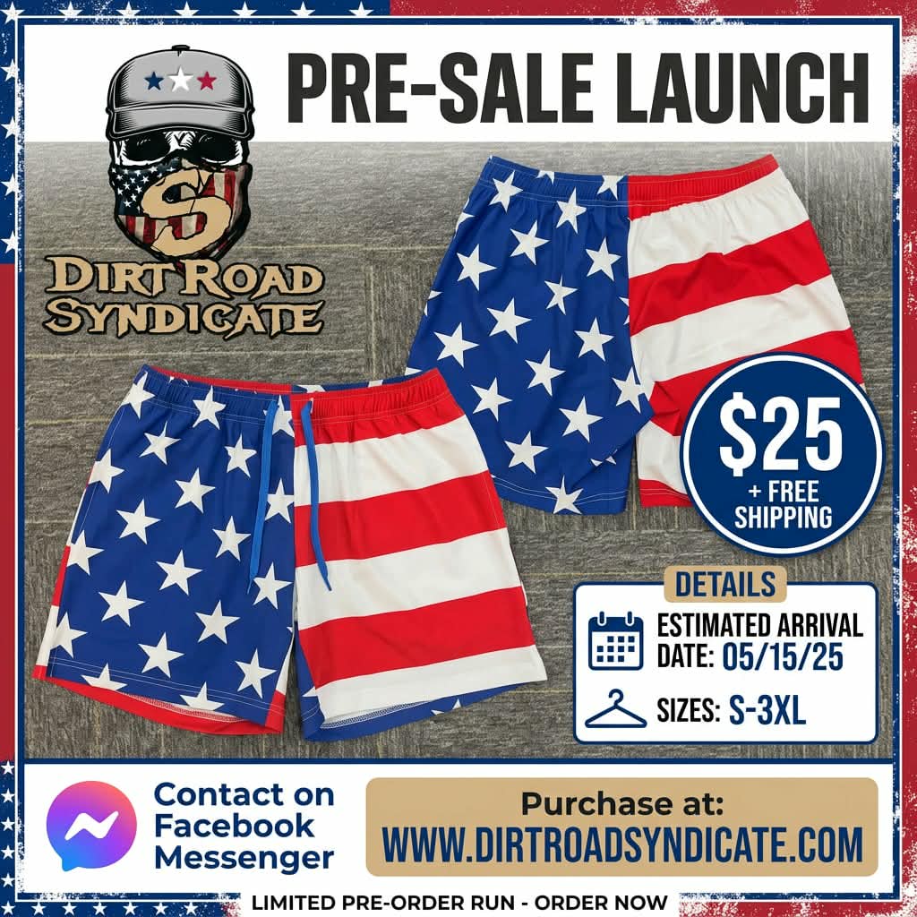 American Flag Athletic/Swim Shorts