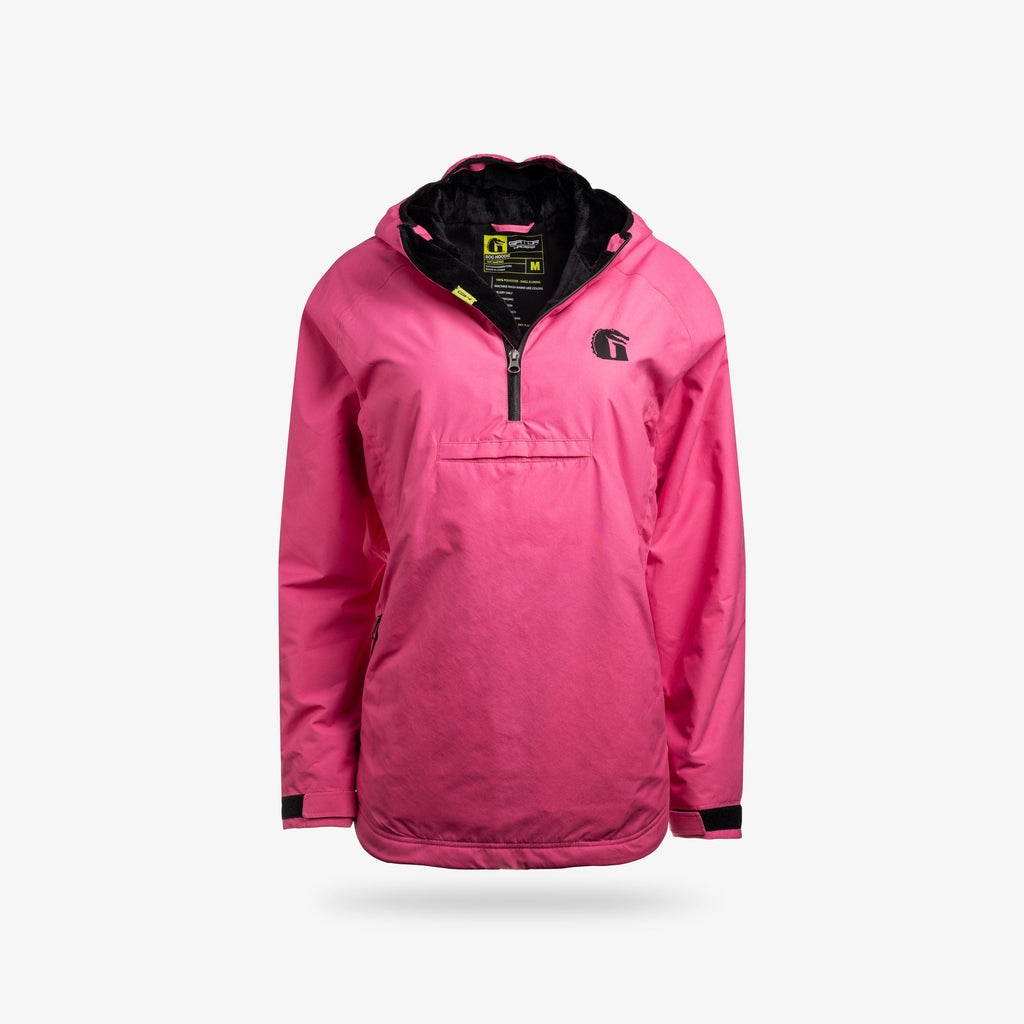 Waterproof 1/2 Zip Bog Hoodie | Womens - Hot Pink
