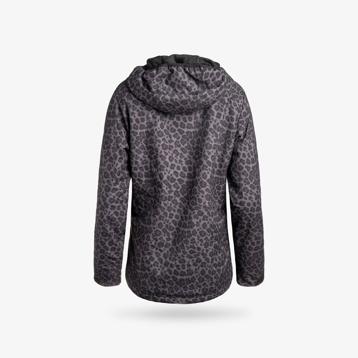 Waterproof 1/2 Zip Bog Hoodie | Womens - Shadow Leopard