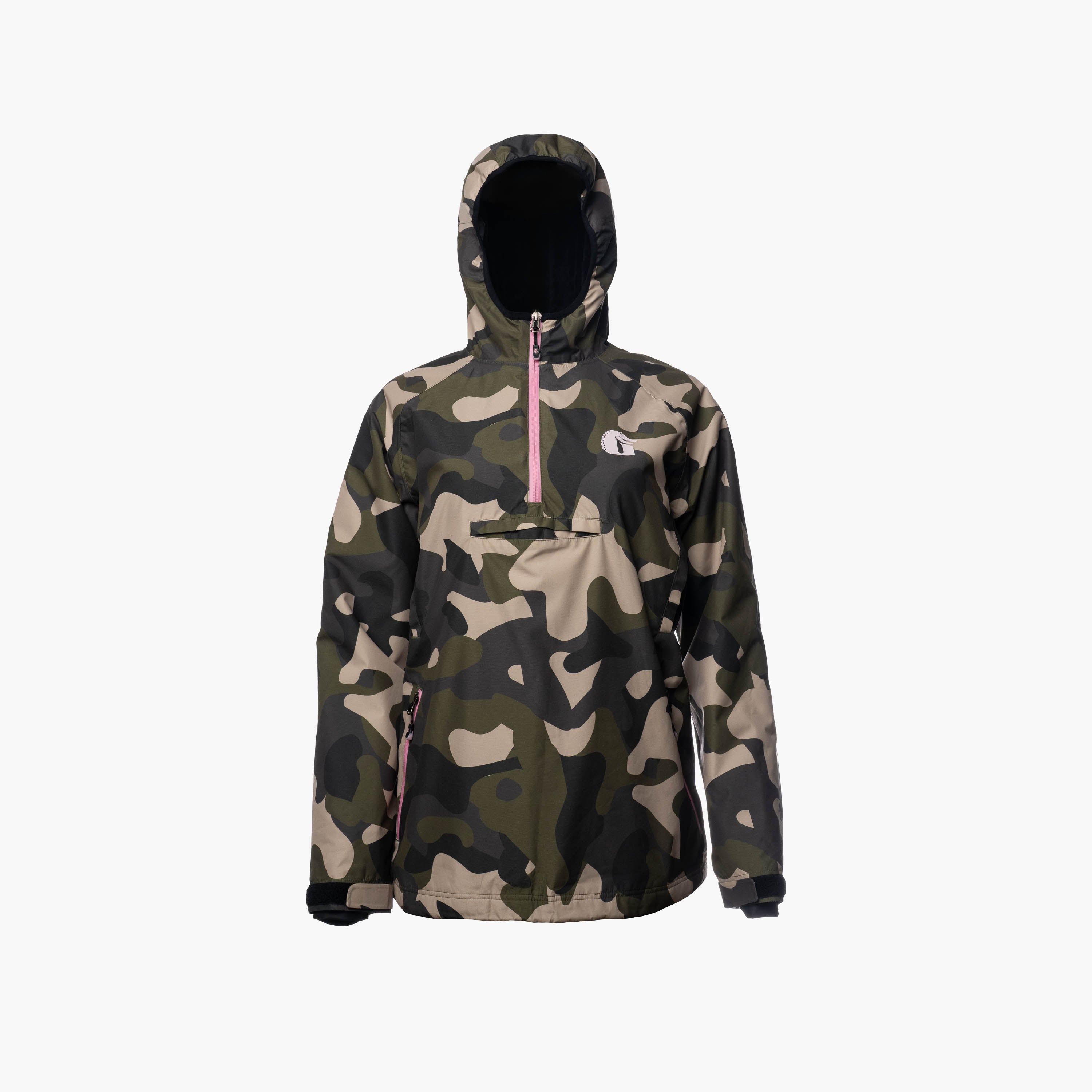 Waterproof 1/2 Zip Bog Hoodie | Womens - Woodland