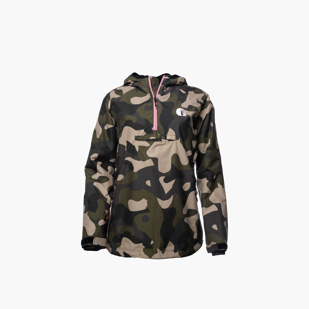 Waterproof 1/2 Zip Bog Hoodie | Womens - Woodland