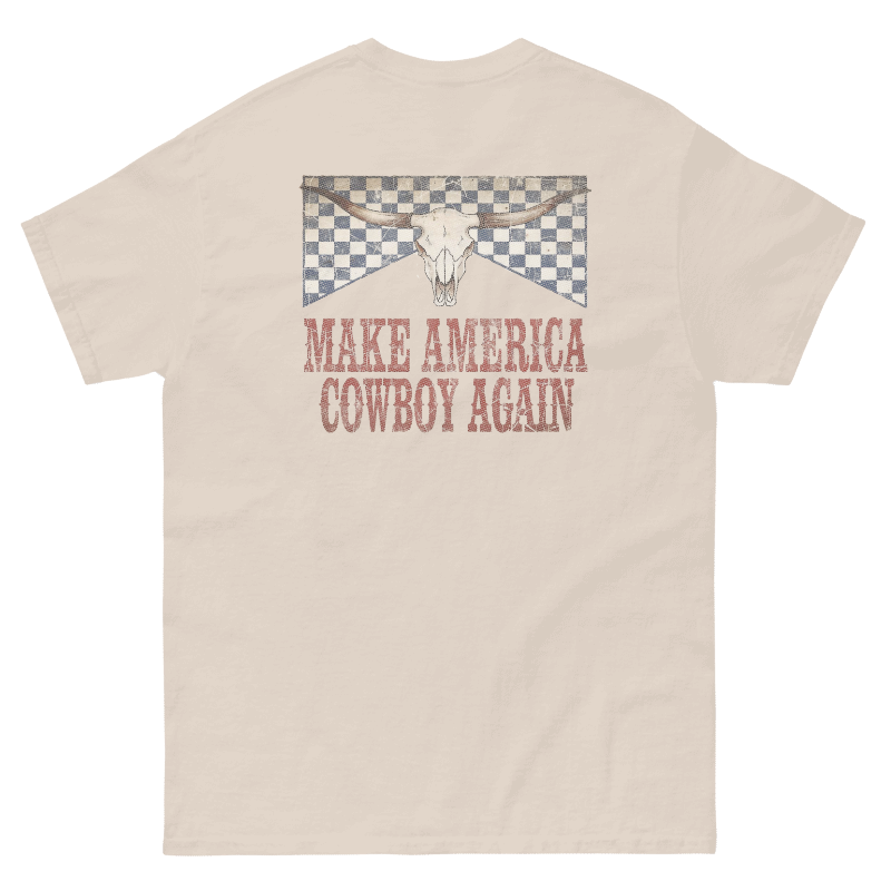 Make America Cowboy Again Western Graphic T-Shirt
