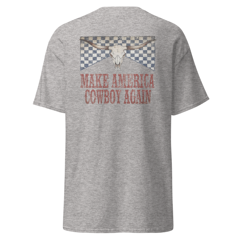 Make America Cowboy Again Western Graphic T-Shirt