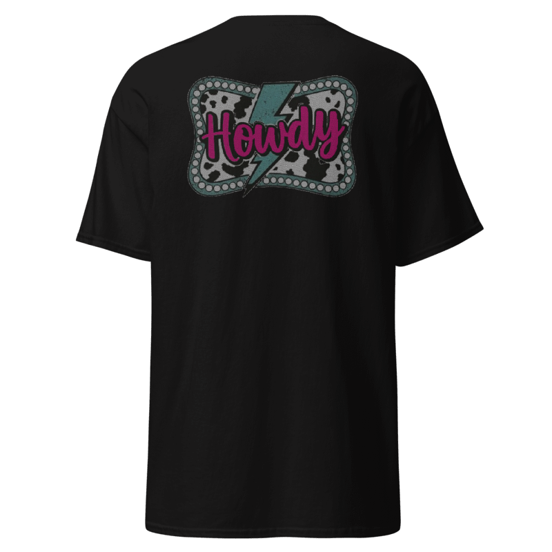 Howdy Lightning Western Graphic T-Shirt
