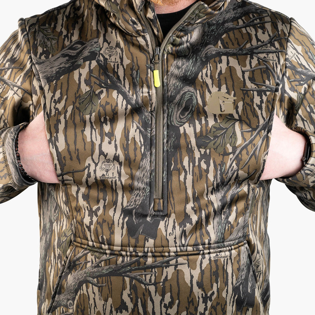 Catahoula 1/2 Zip Hoodie | Mens - Mossy Oak Original Treestand